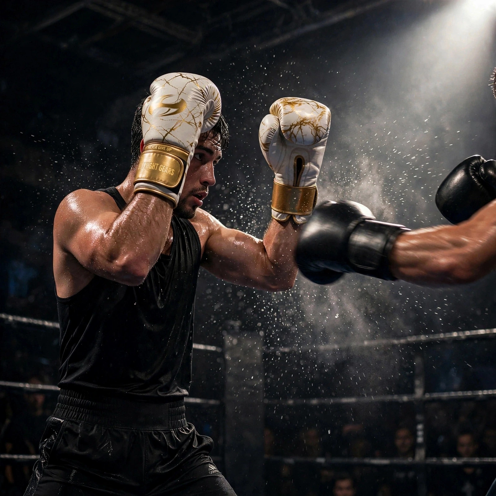 Holo Fight Gears boxing gloves in a training ring