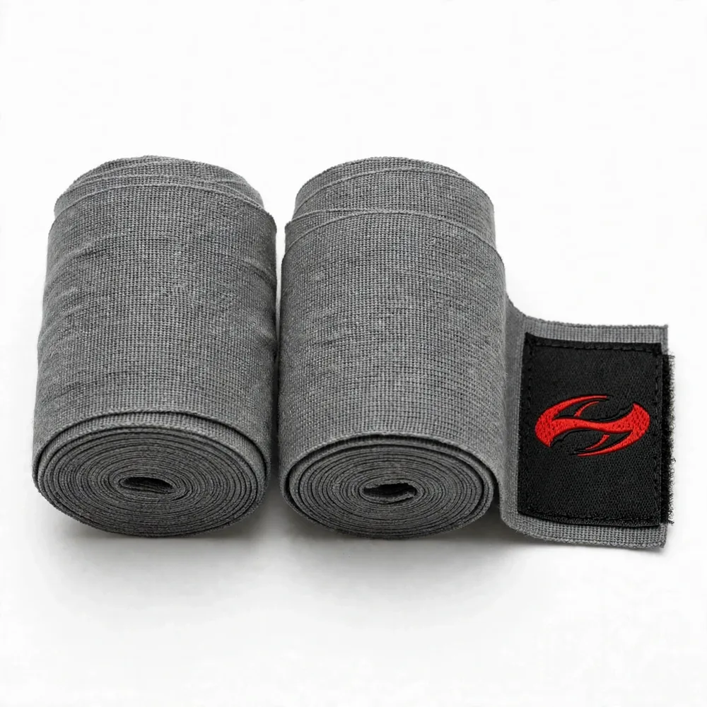 Grey Holo Fight Gears hand wraps