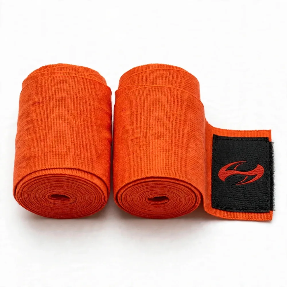 Orange Holo Fight Gears hand wraps