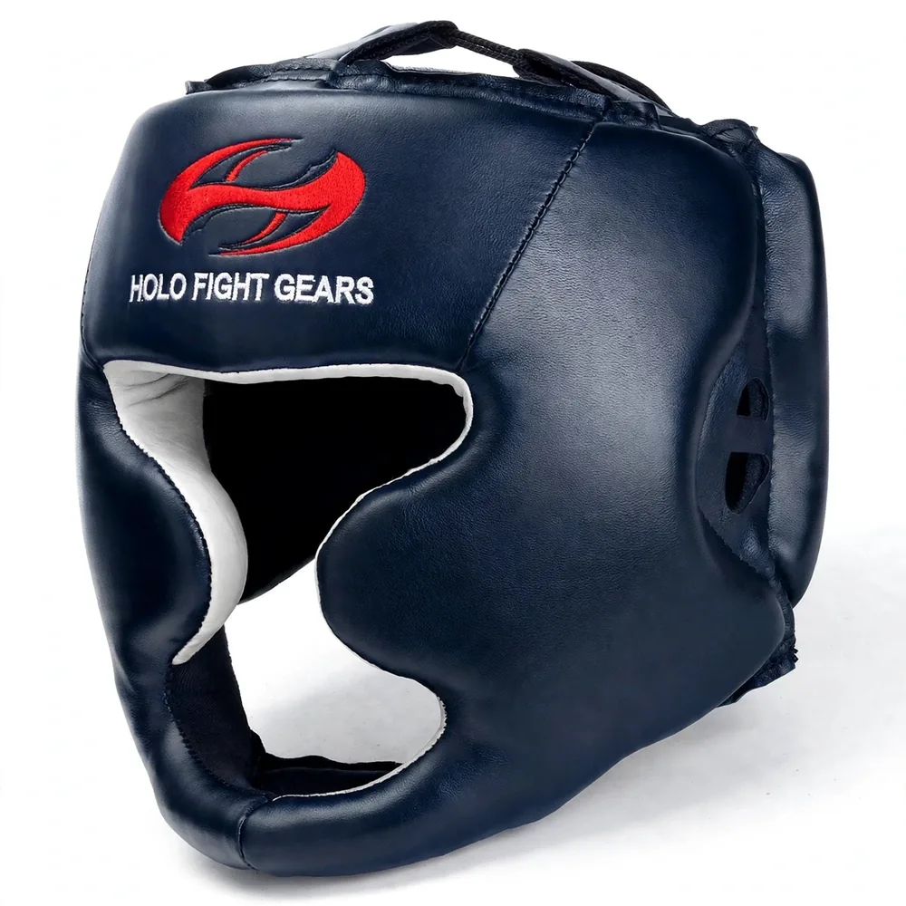 Navy blue Holo Fight Gears head guard