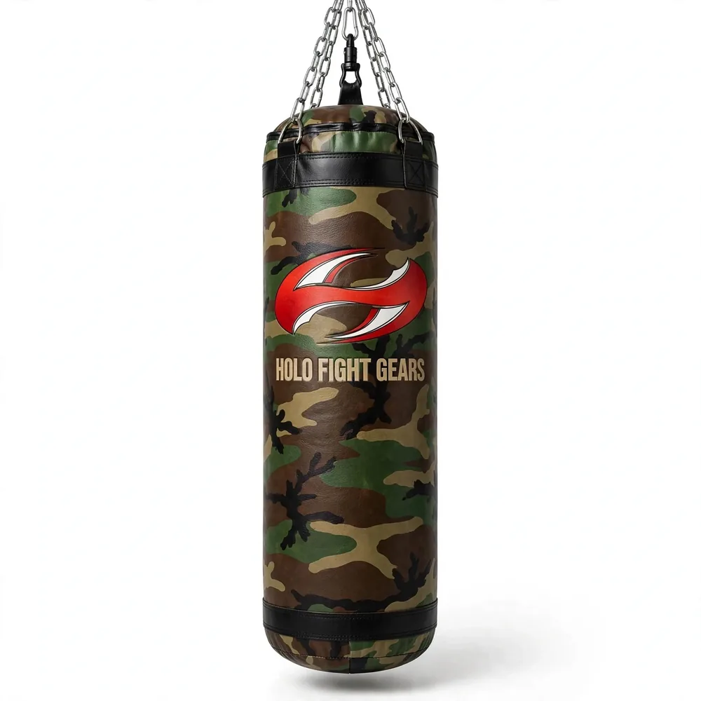 Camouflage Holo Fight Gears punching bag